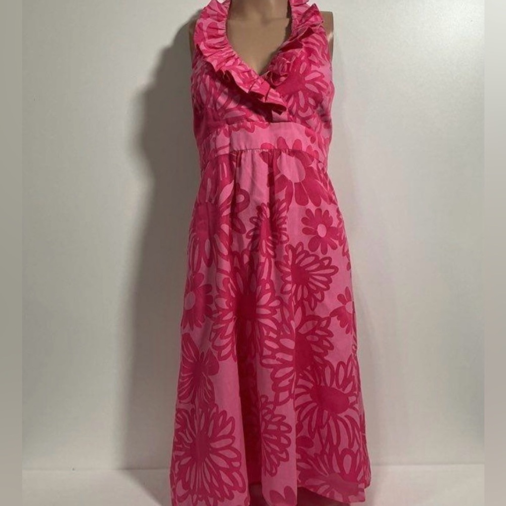 Lily Pulitzer Romona Pink Halter Dress - Picture 2 of 5